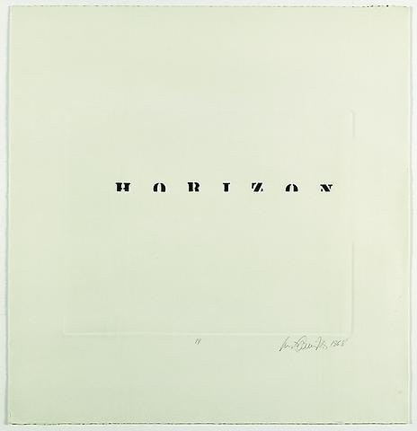 Luis Camnitzer, Horizon (1968)