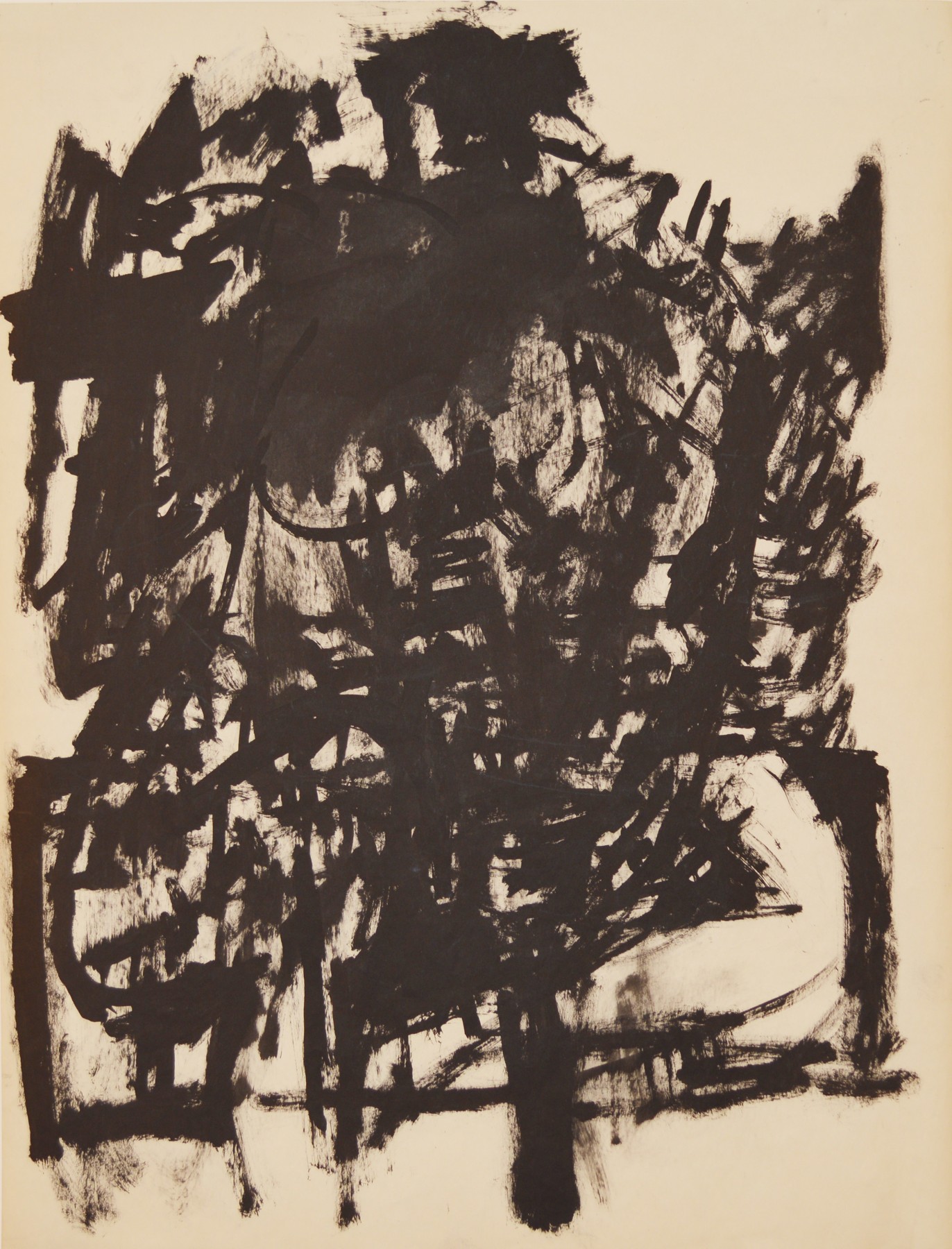 Jack Tworkov, Untitled (Seated Figure), c. 1954
