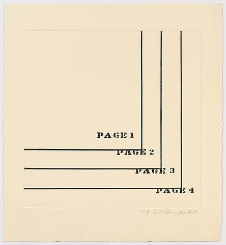 Luis Camnitzer, Four Pages (1968)