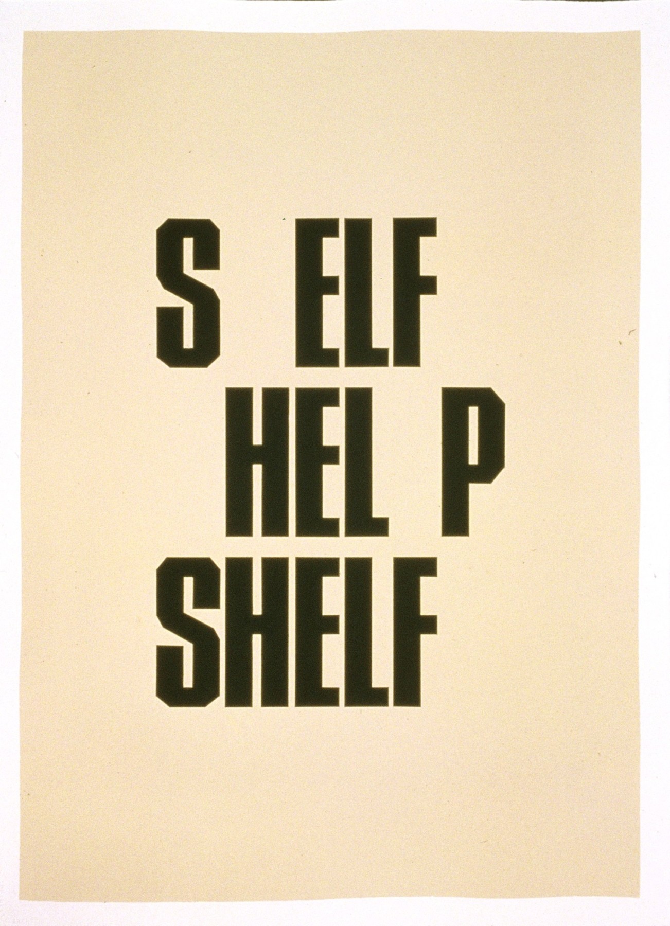 Shelf, 2001, from the&nbsp;Room series