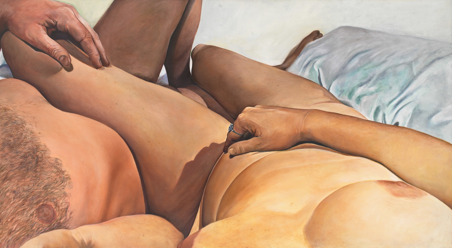 Touch, 1975, Oil on canvas