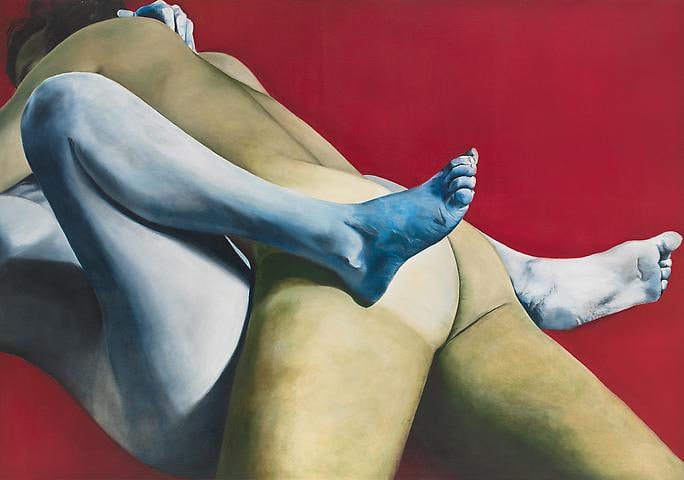 Joan Semmel, Red White and Blue (1973)