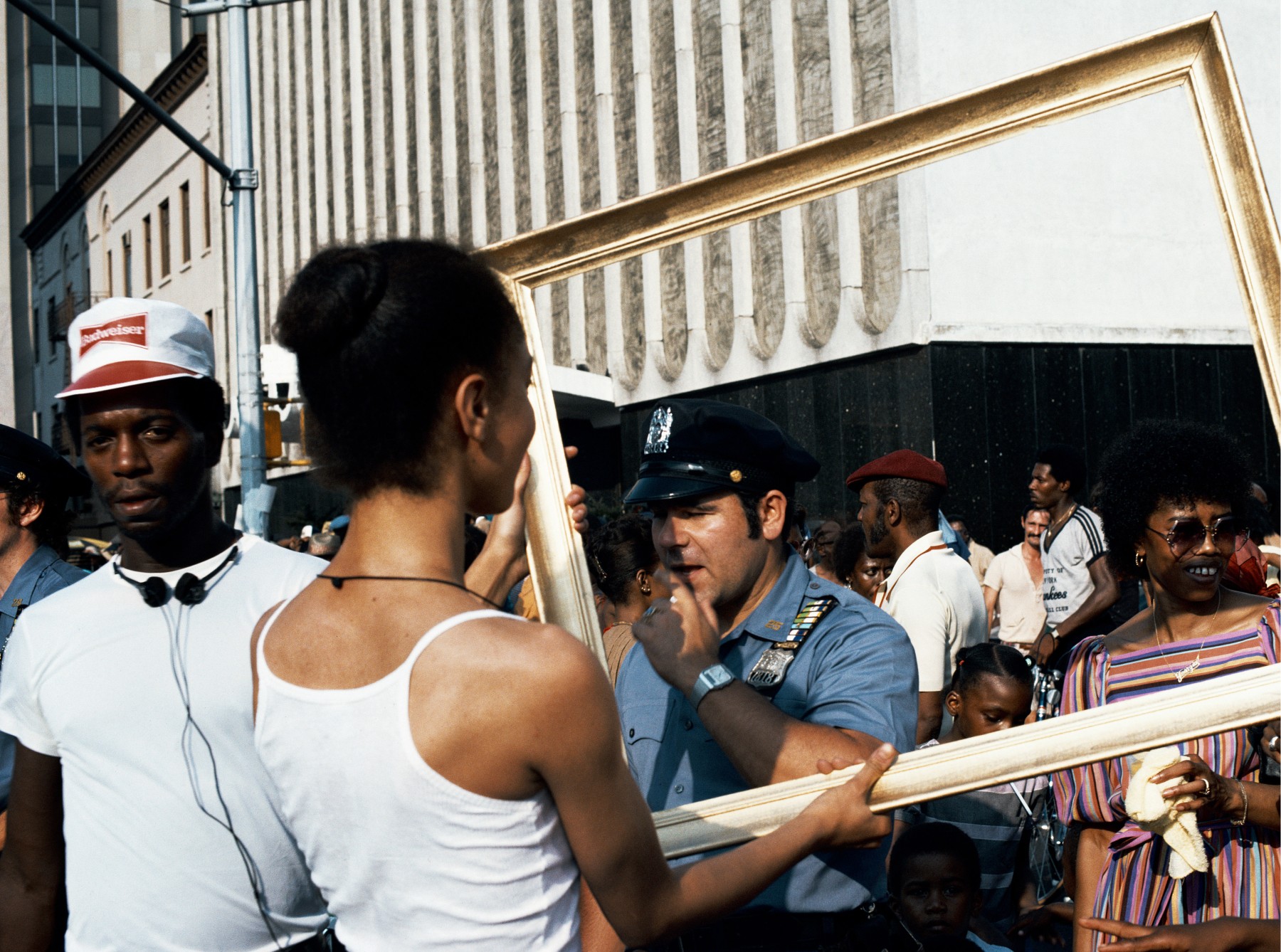Art Is. . . (Cop Eyeing Young Man), 1983/2009, C-print
