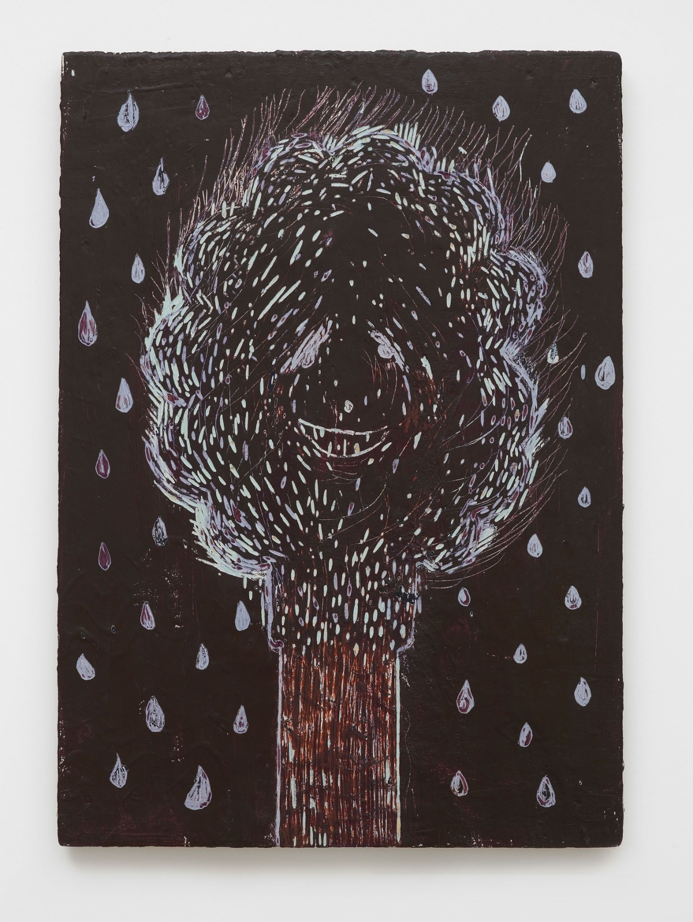 Nel Aerts Lord of the Forest, Ruler of the Trees, 2014 Acrylic on wood 68.5 x 48 cm&nbsp;(NA23)