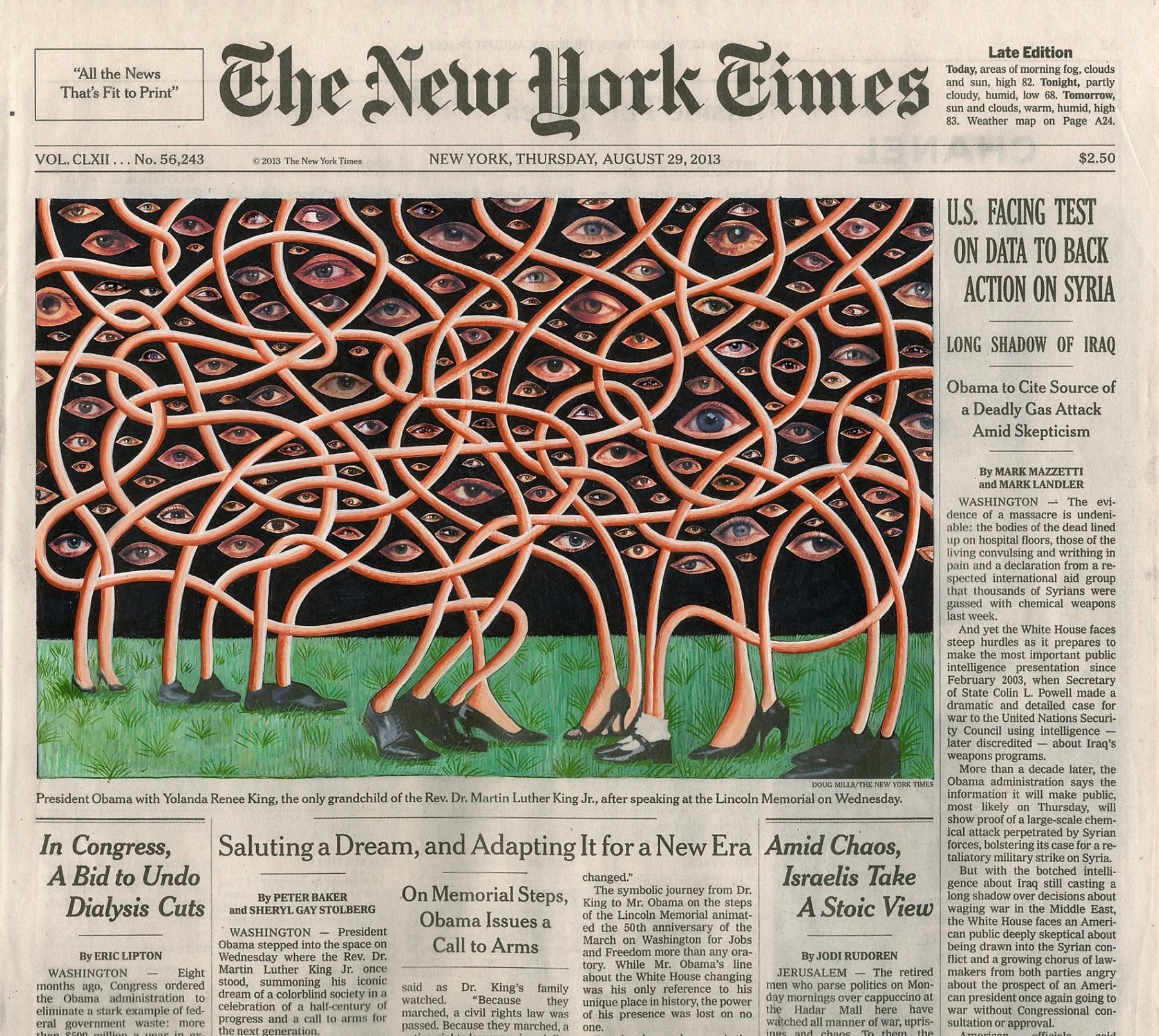 Image of FRED TOMASELLI's Aug. 29, 2013,&nbsp;2013
