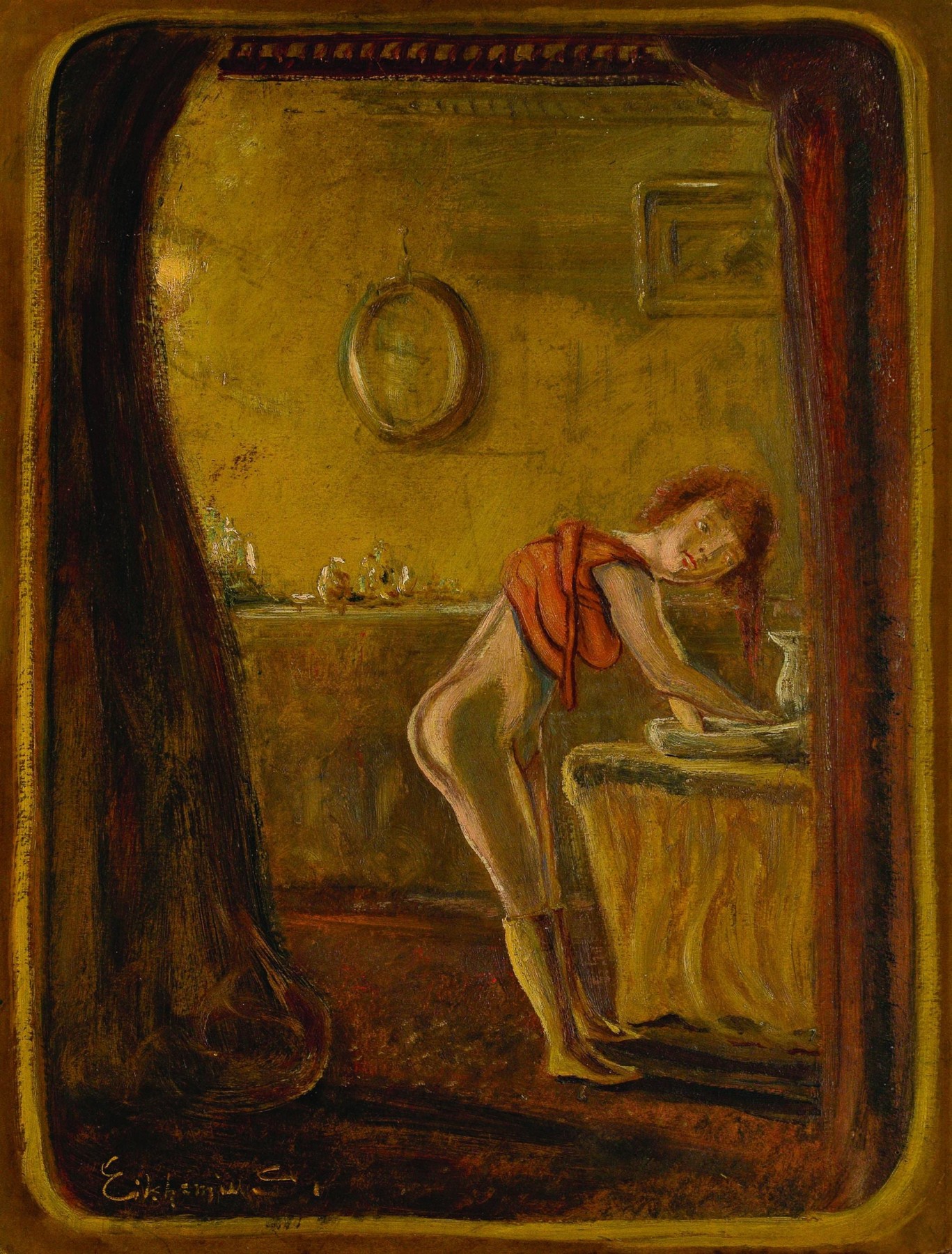 Image of LOUIS EILSHEMIUS's Untitled (Nude at Bath),&nbsp;c.1917