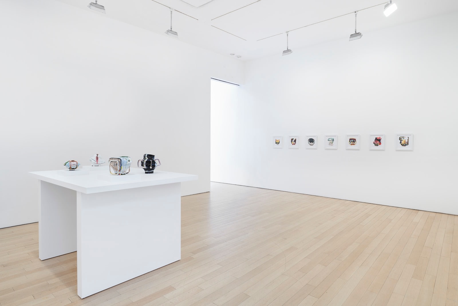 installation view of gallery exhibition