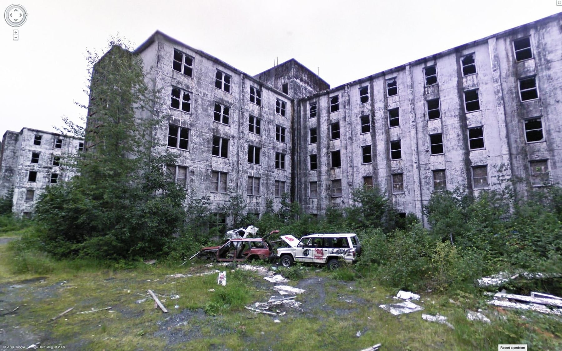 photograph of abandoned building