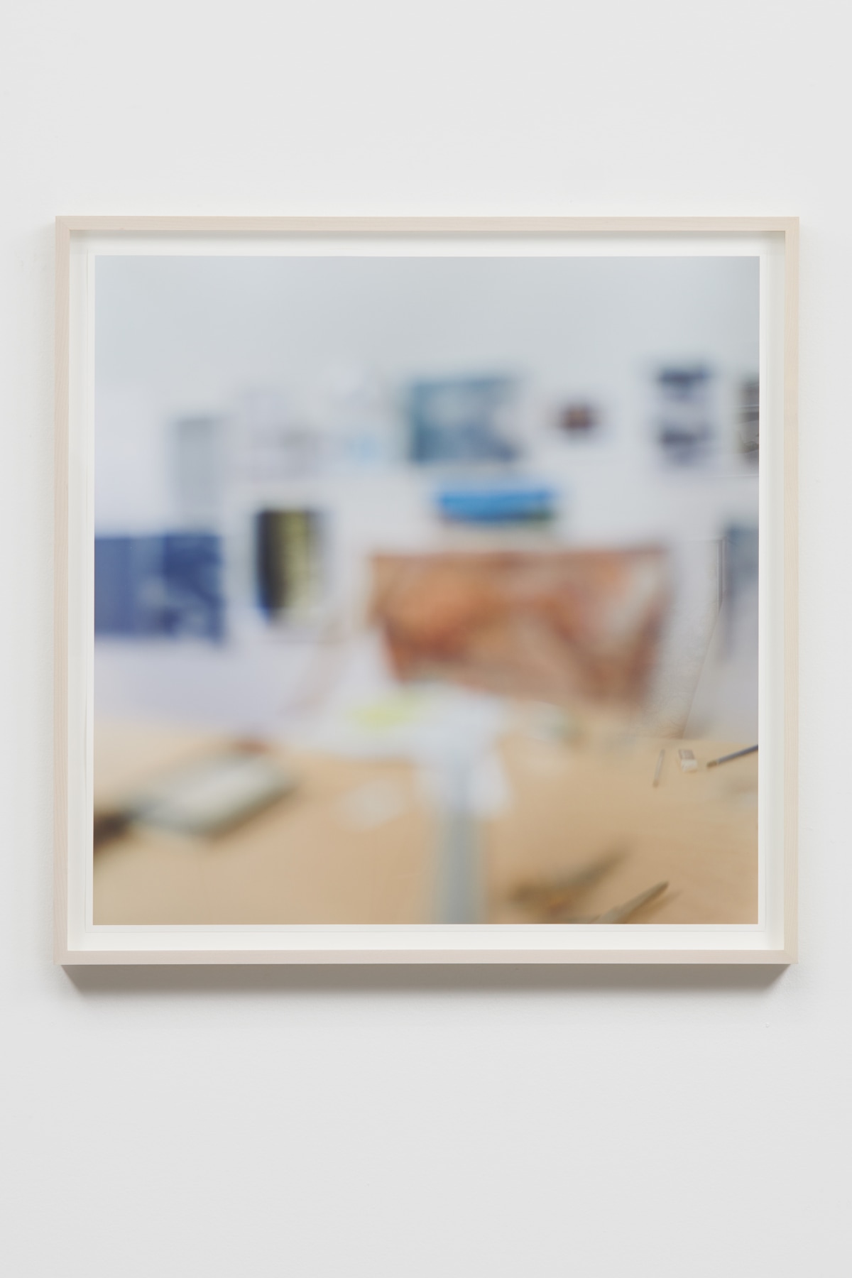 Image of SPENCER FINCH's Trying to See Clearly (studio wall through my right spectacle lens), 2018