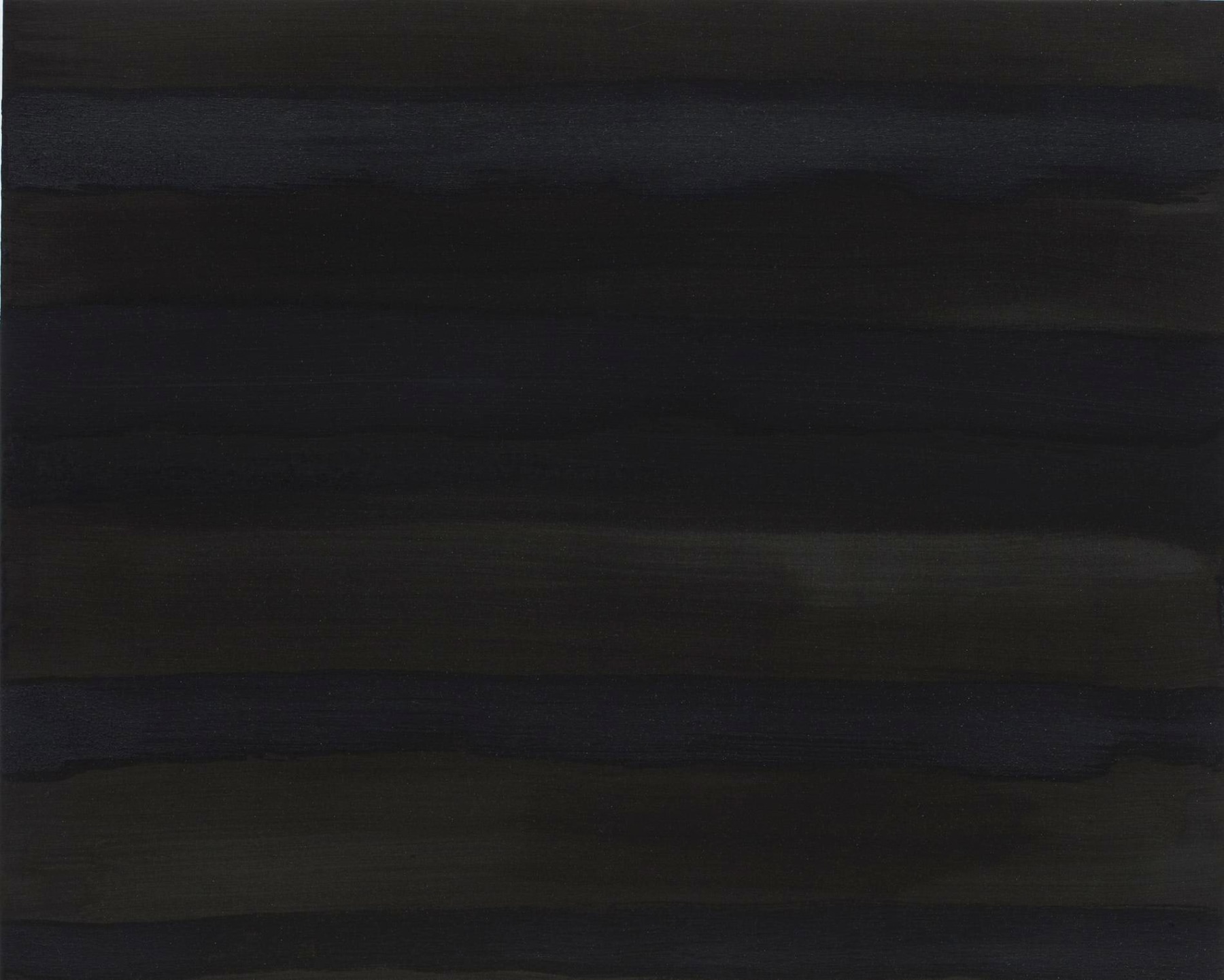 Abstract painting with longitudinal streaks of dark hues