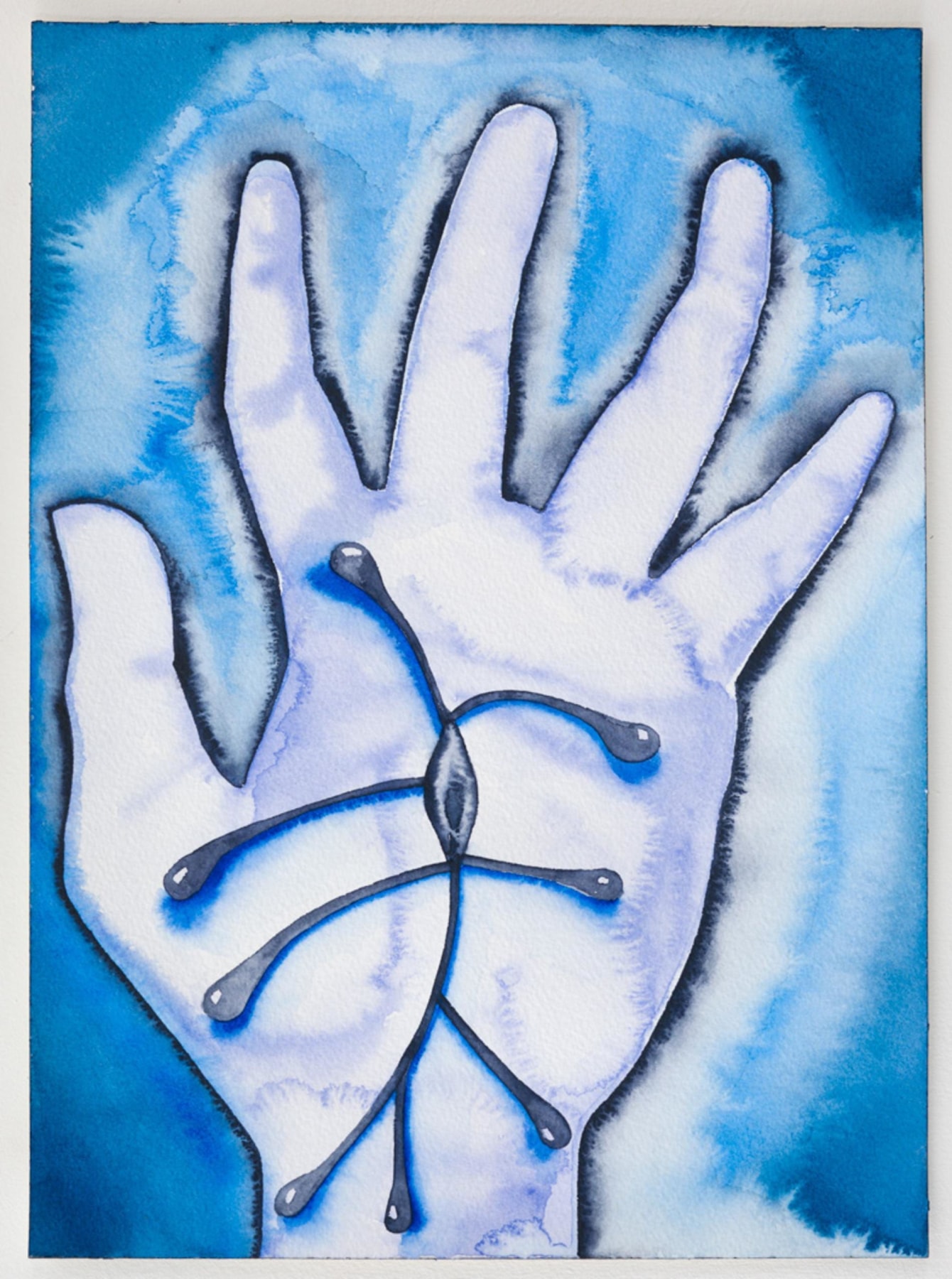 Image of FRANCESCO CLEMENTE's Blue and Blue, 2012