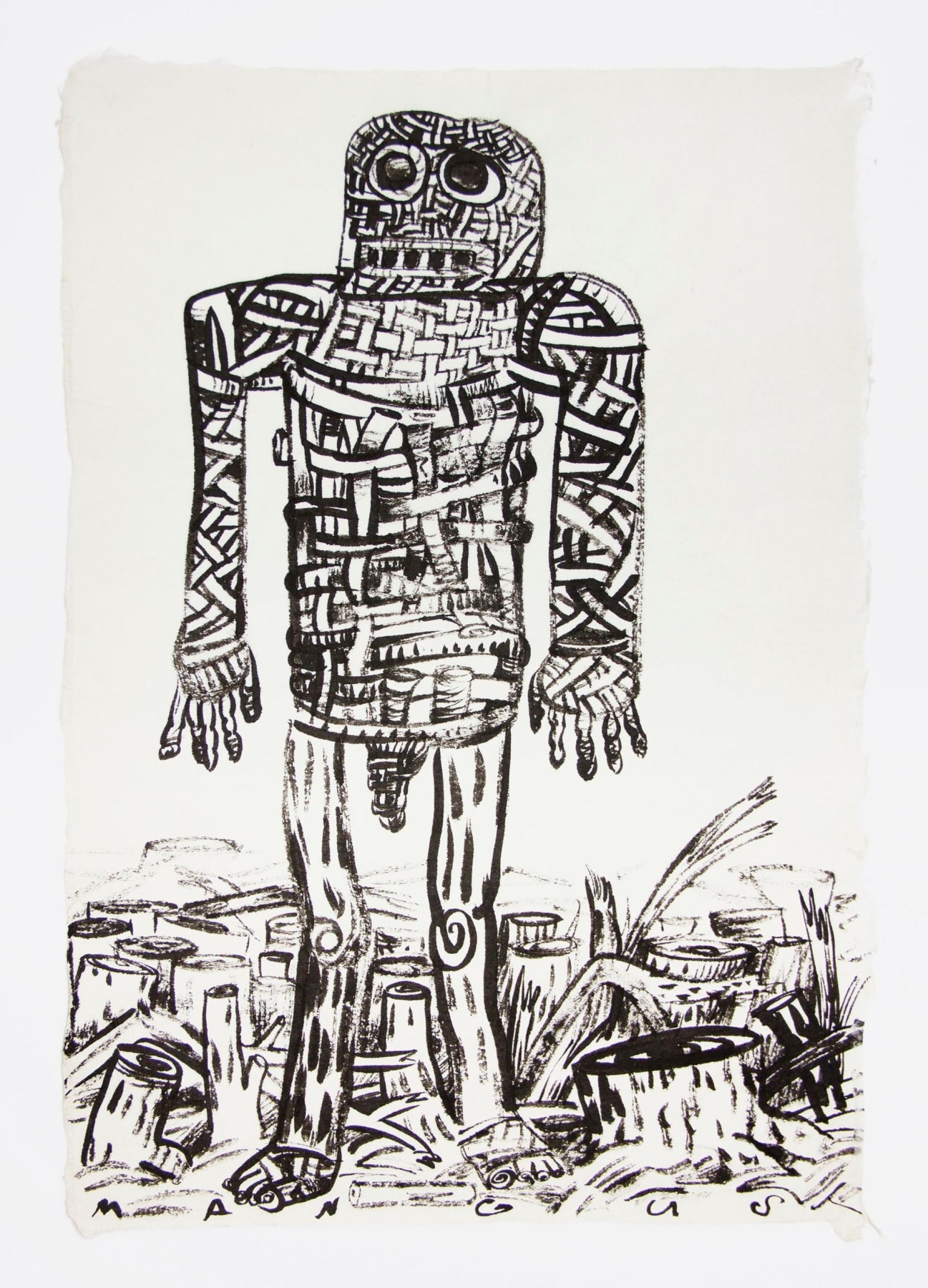 Image of KIRK MANGUS's Basket Armor,&nbsp;1988