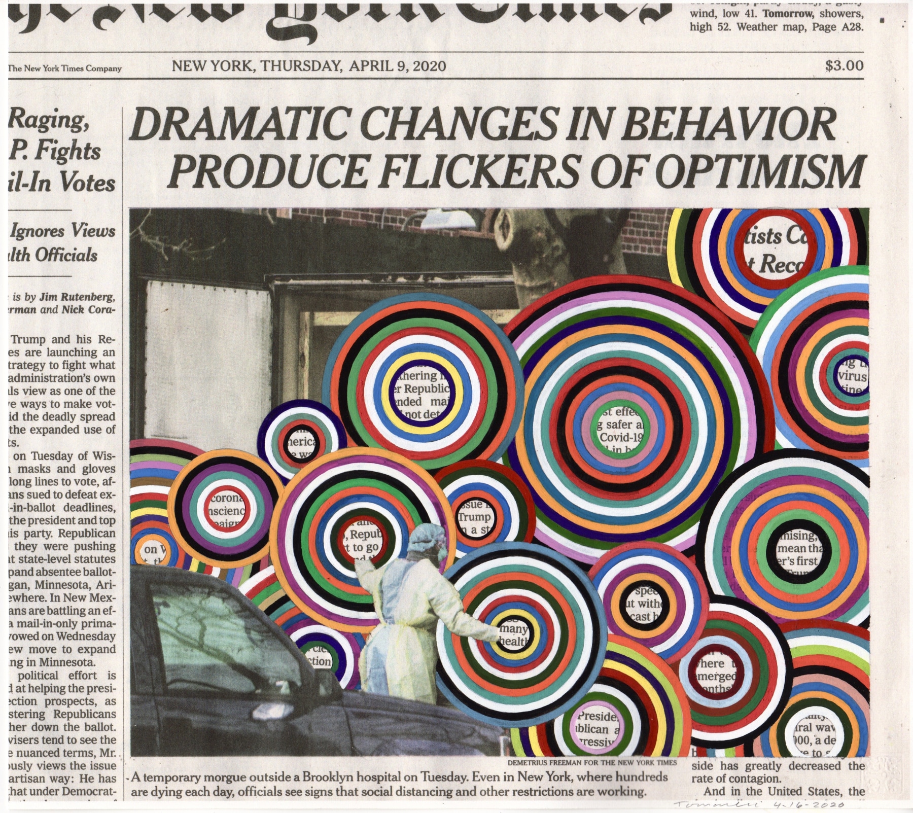 Image of FRED TOMASELLI's April 9, 2020, 2020