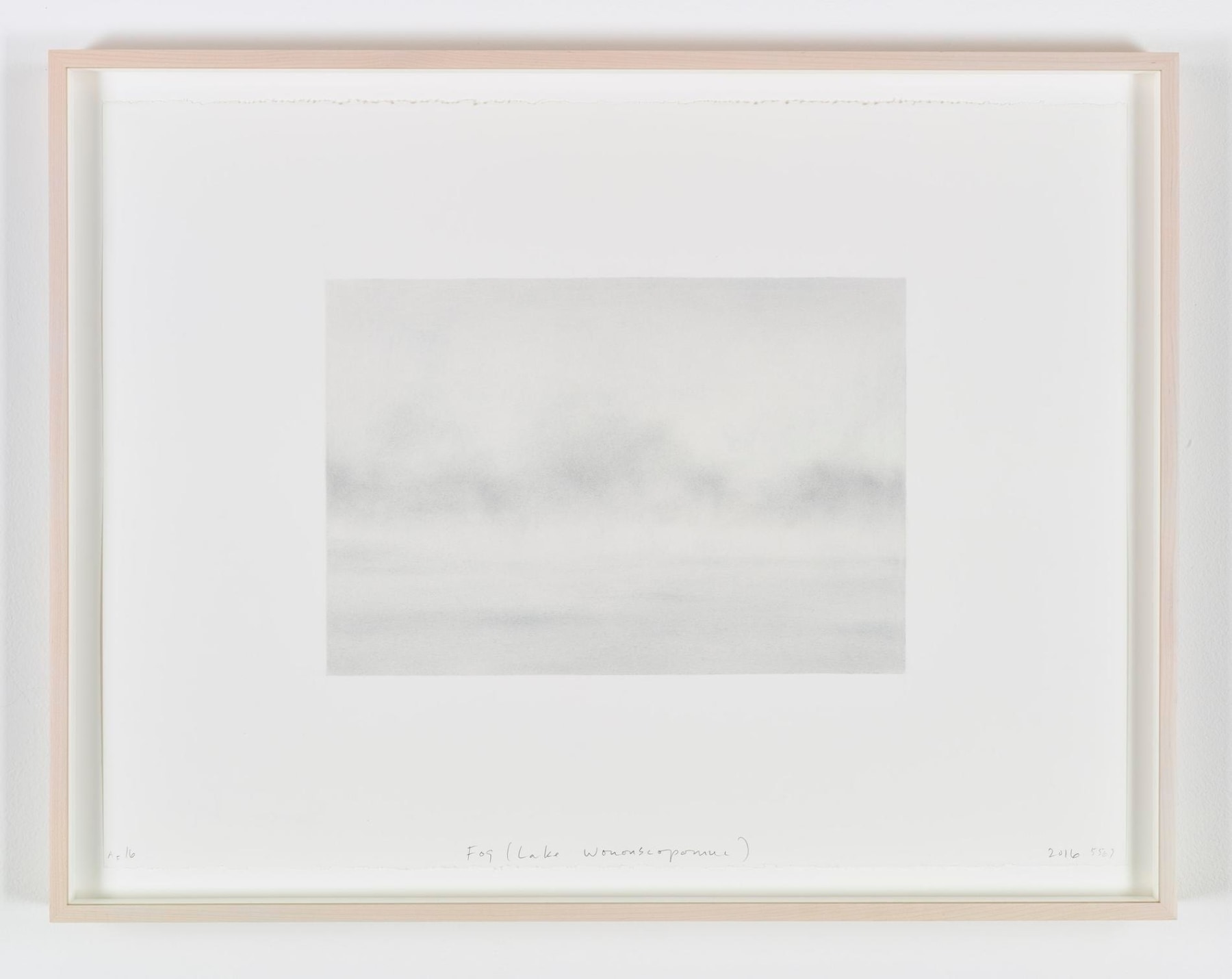 Image of SPENCER FINCH's Fog (Lake Wononscopomuc), 2016