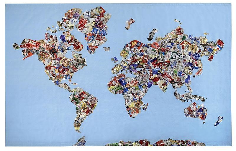 Image of GAVIN TURK's Mappa Del Mundo, 2008