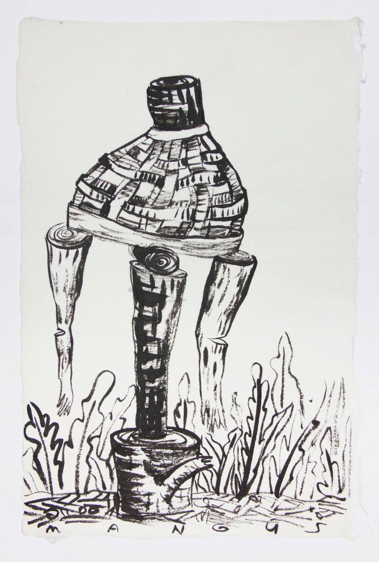 Image of KIRK MANGUS's Woven Body, 1989