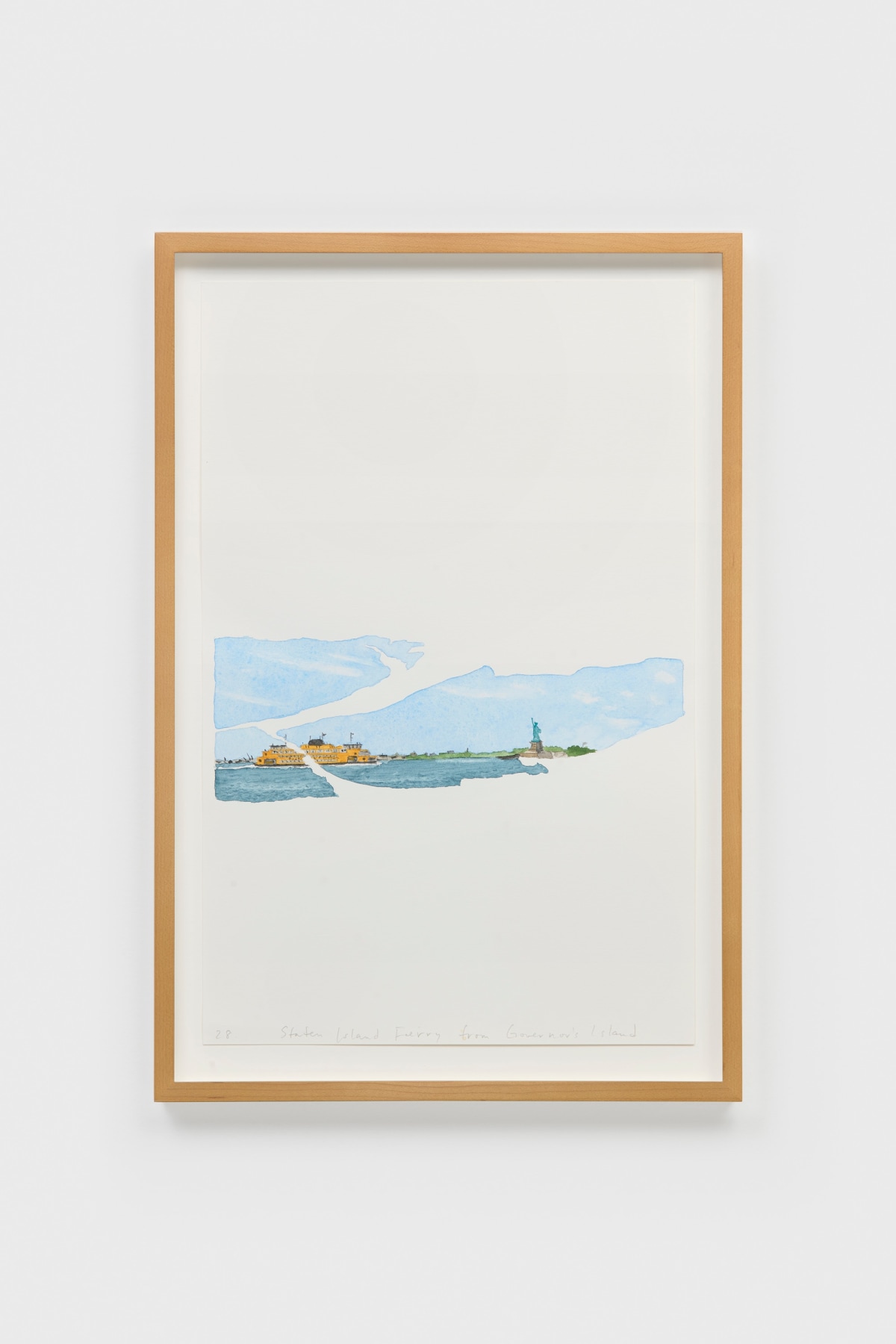 SPENCER FINCH, Staten Island Ferry from Governor's Island, 2025