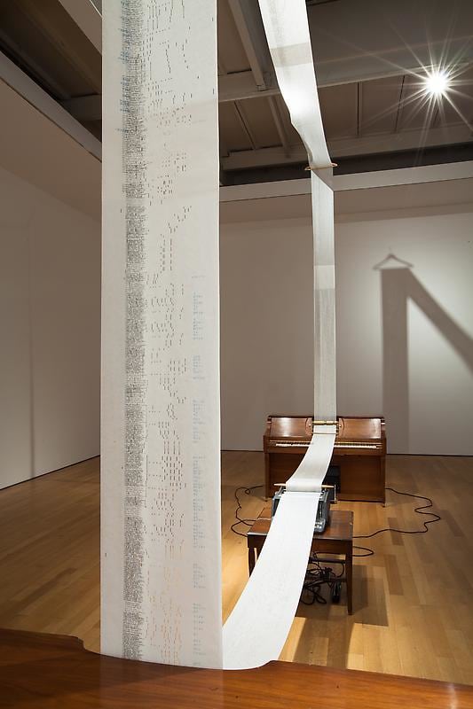 Installation image of a large artwork