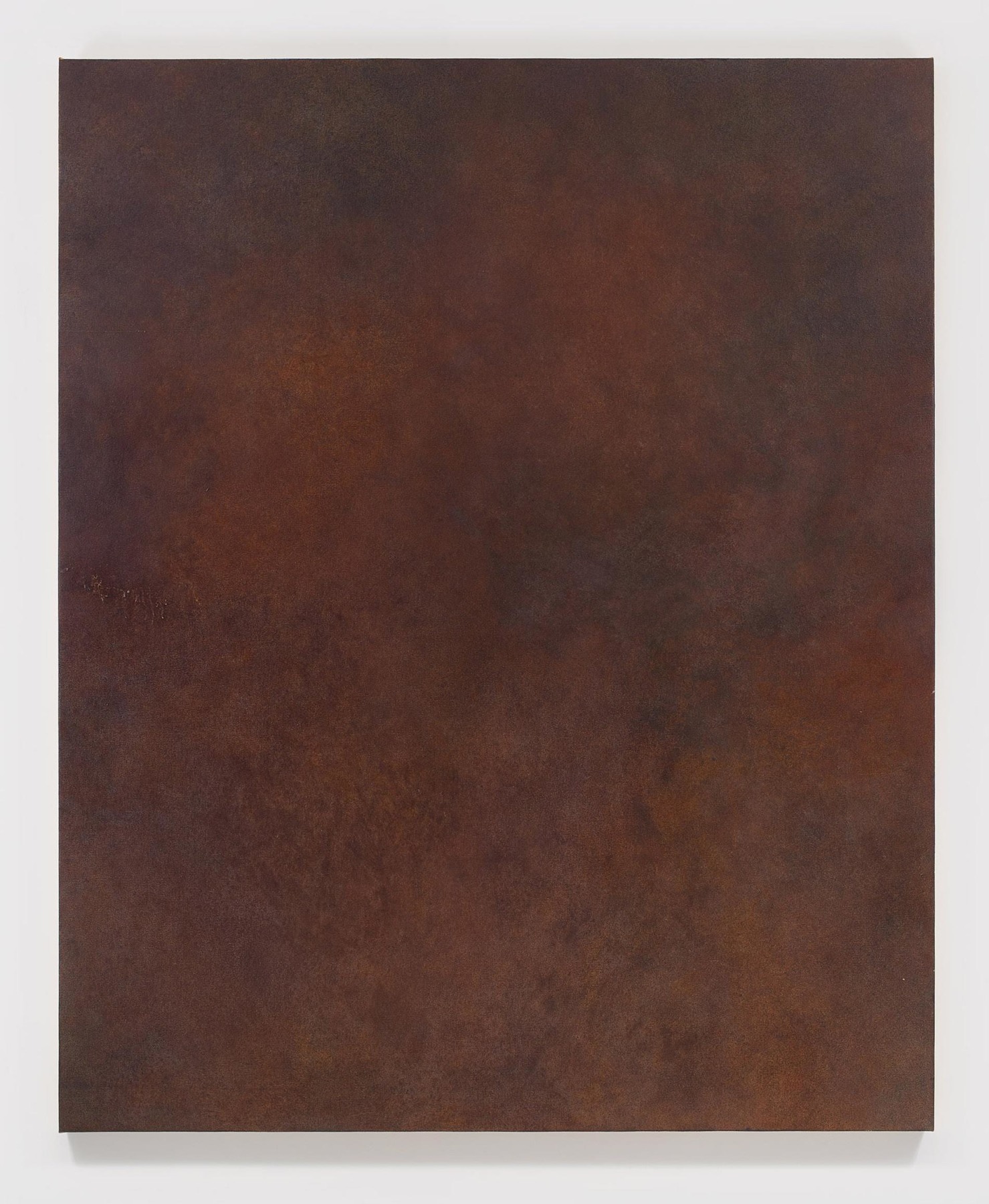 Abstract painting of a mixture of brown colors