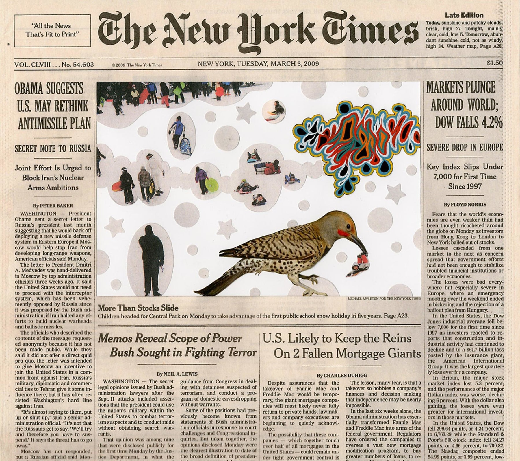 Image of FRED TOMASELLI's Mar. 3, 2009,&nbsp;2013