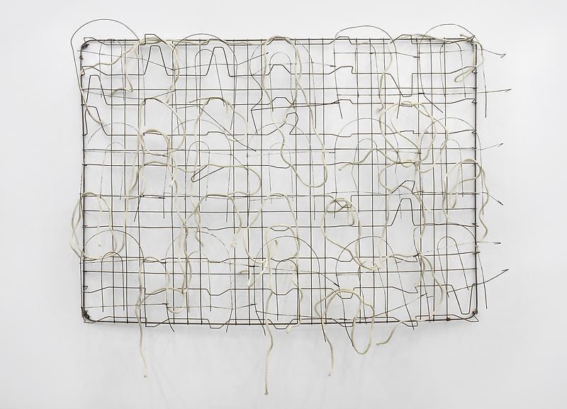 Image of BILL JENKINS's Bed with Rope and Fence, 2012