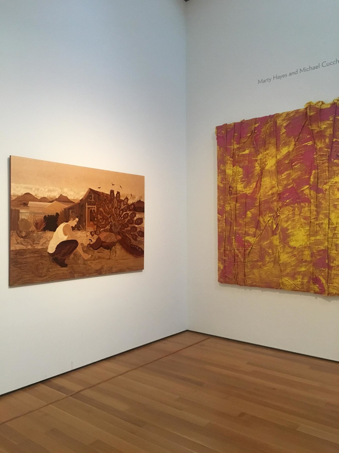 Image of ALISON ELIZABETH TAYLOR's Era of Argus,&nbsp;2007 next to another artwork