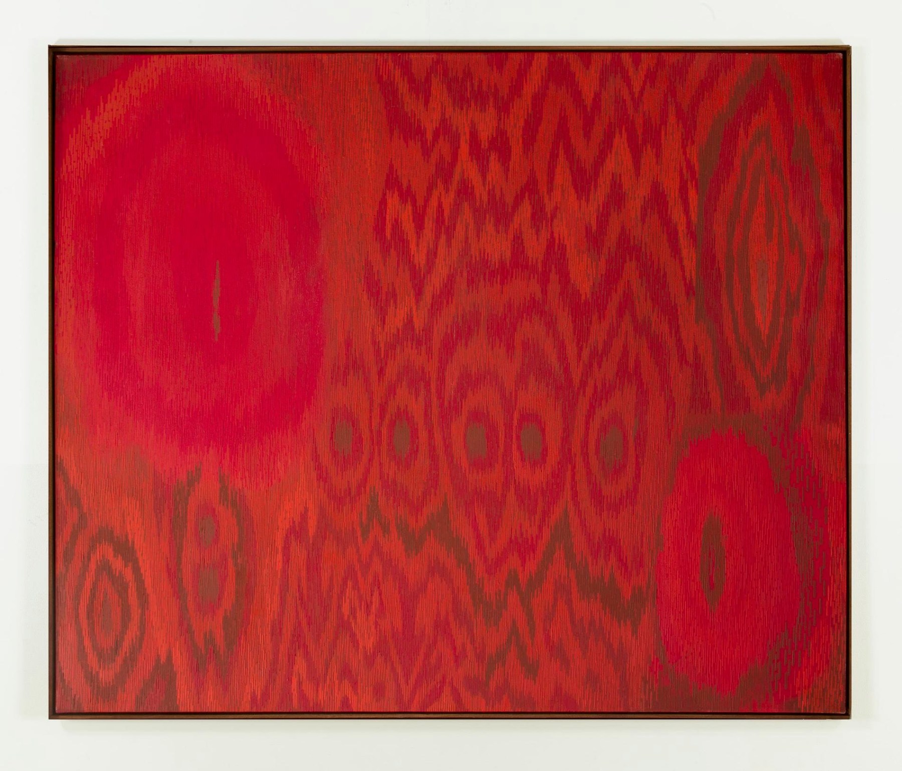 Image of LEE MULLICAN's Threaded Red,&nbsp;1962