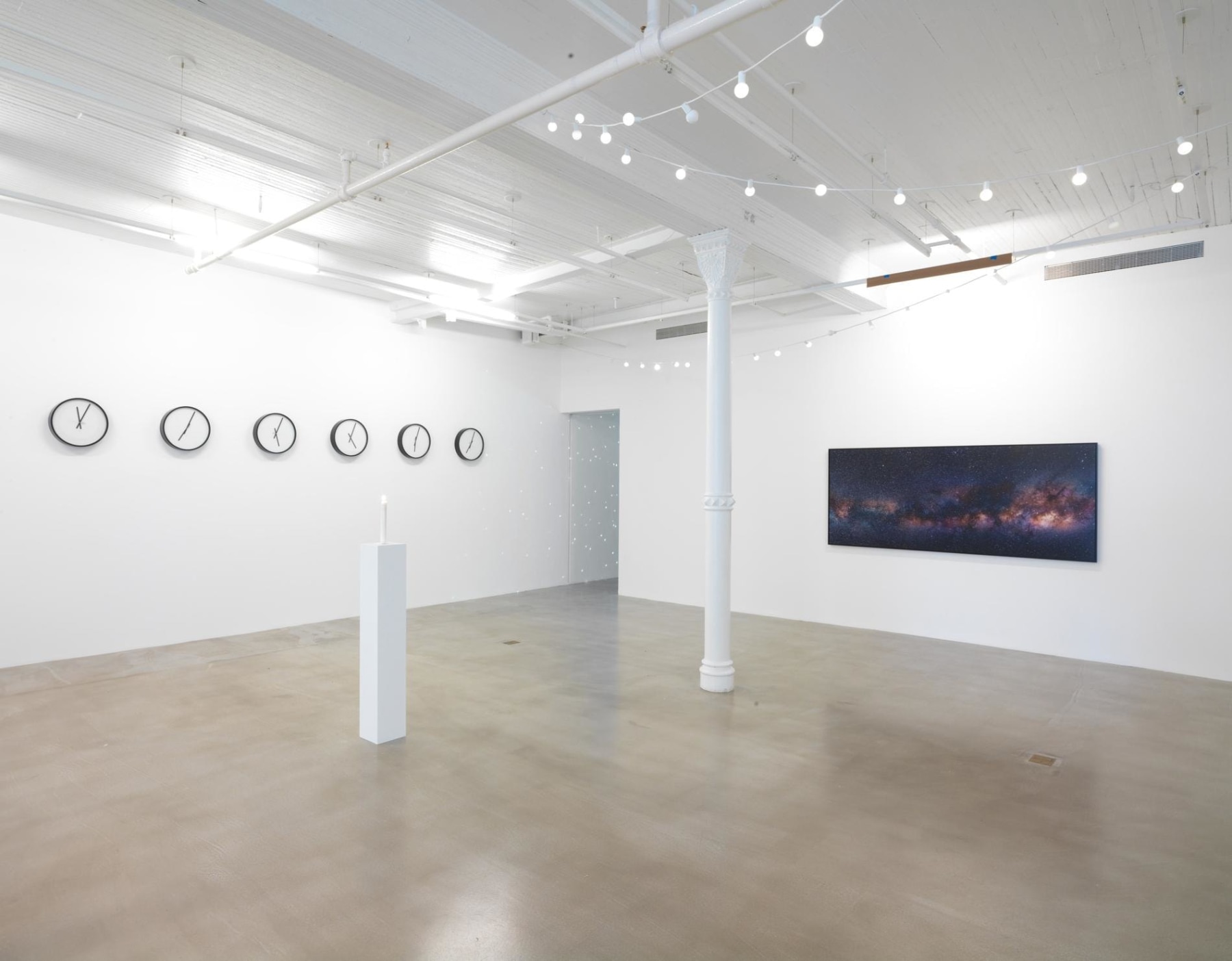installation view of katie paterson's exhibition From Earth into a Black Hole, September 16 - October 16,&nbsp;2016