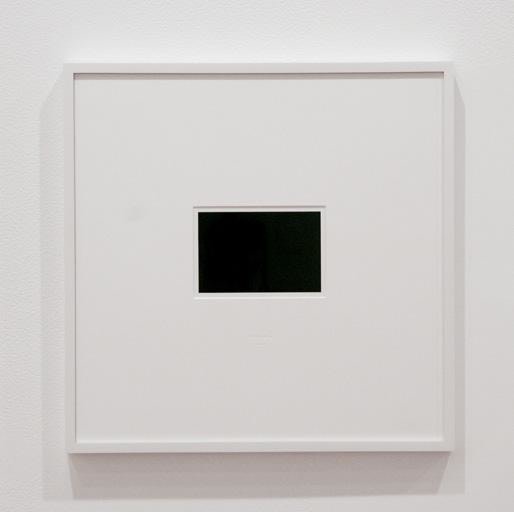 framed, black rectangle