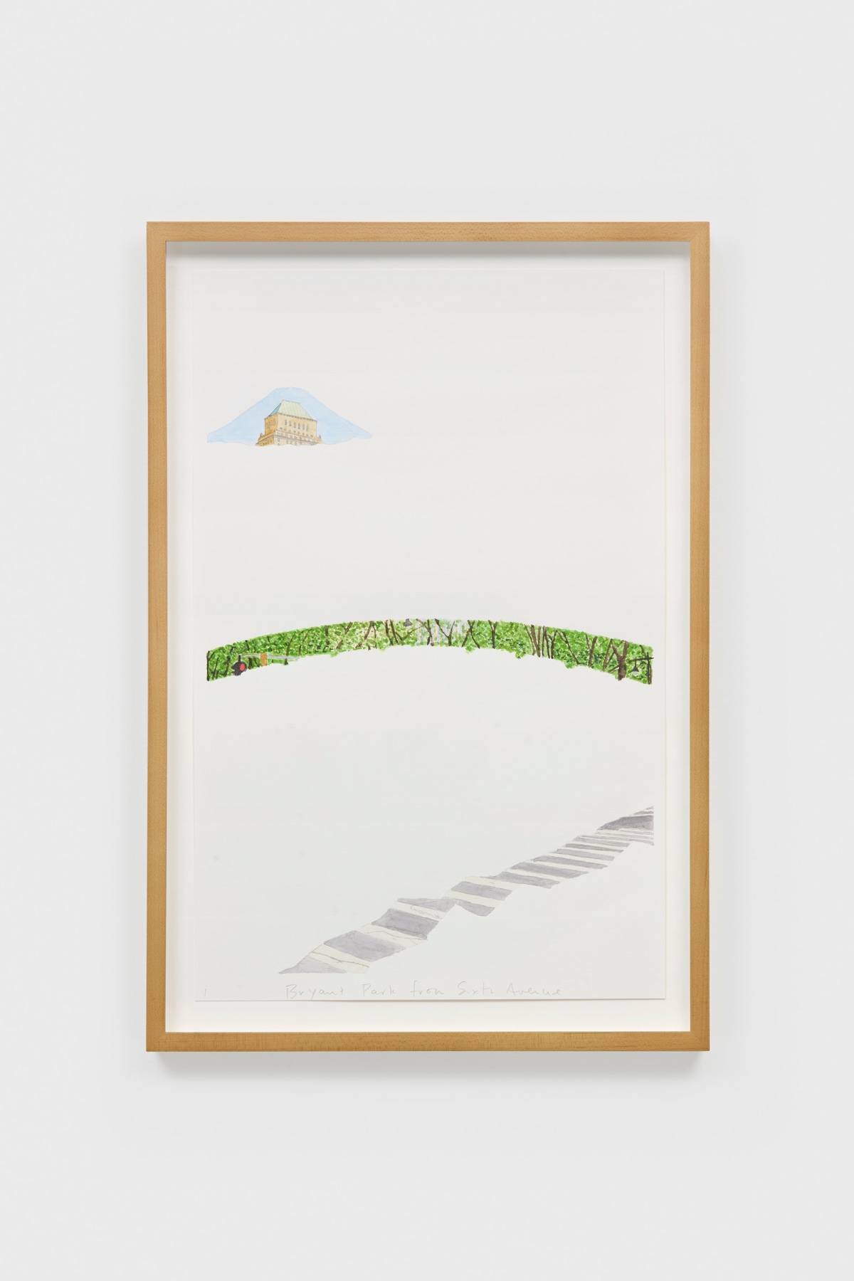 SPENCER FINCH, Bryant Park from Sixth Avenue, 2025