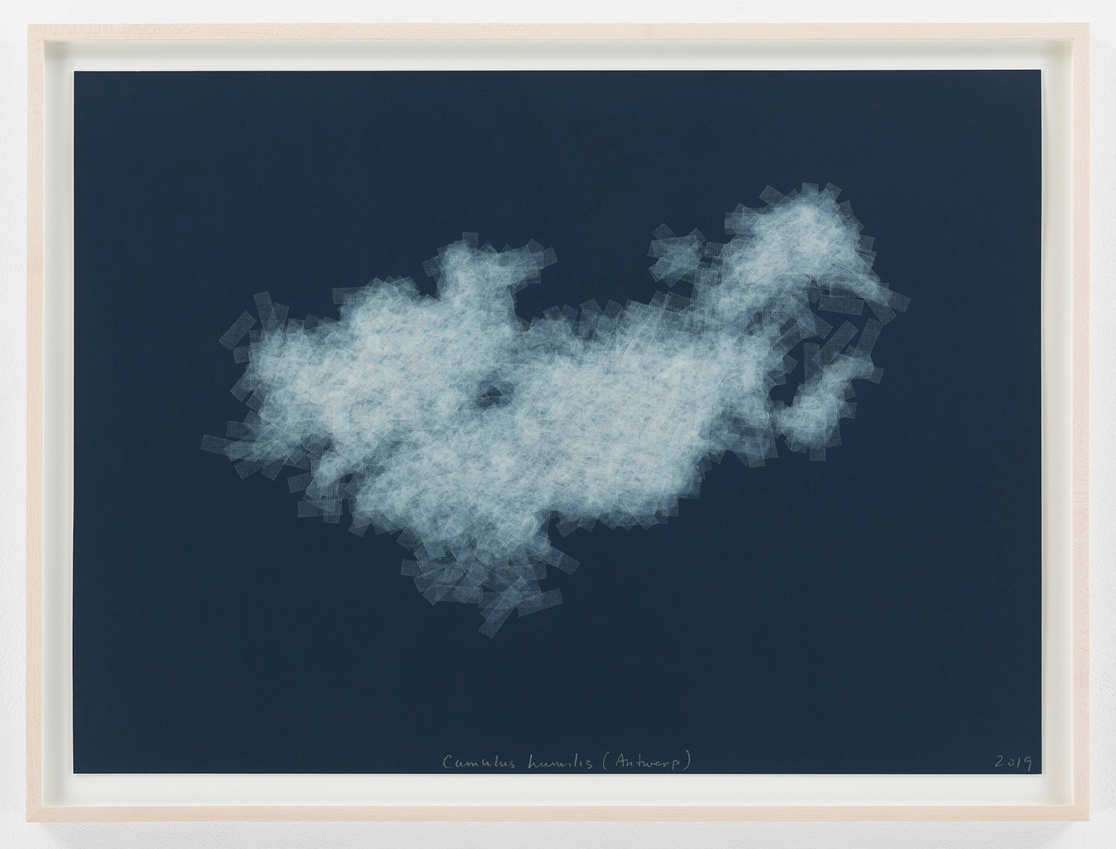 image of spencer finch's Cloud (Cumulus Humilis, Antwerp), 2019