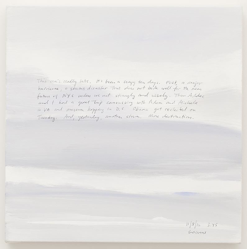 Image of BYRON KIM's Sunday Painting 11/8/12, 2012