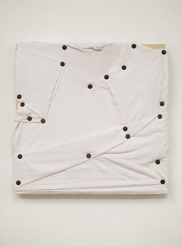 Image of TOM BURR's his personal effects (white v-neck, two) 2012
