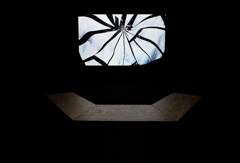Installation image of an artwork