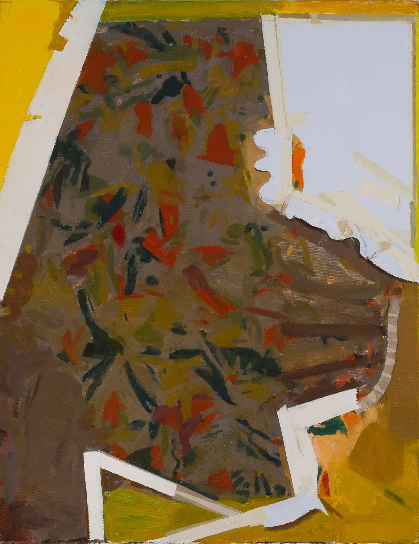 Image of SANGRAM MAJUMDAR's Interrupted (No. 2) or After Vuillard's 'The Yellow Curtain',&nbsp;2014