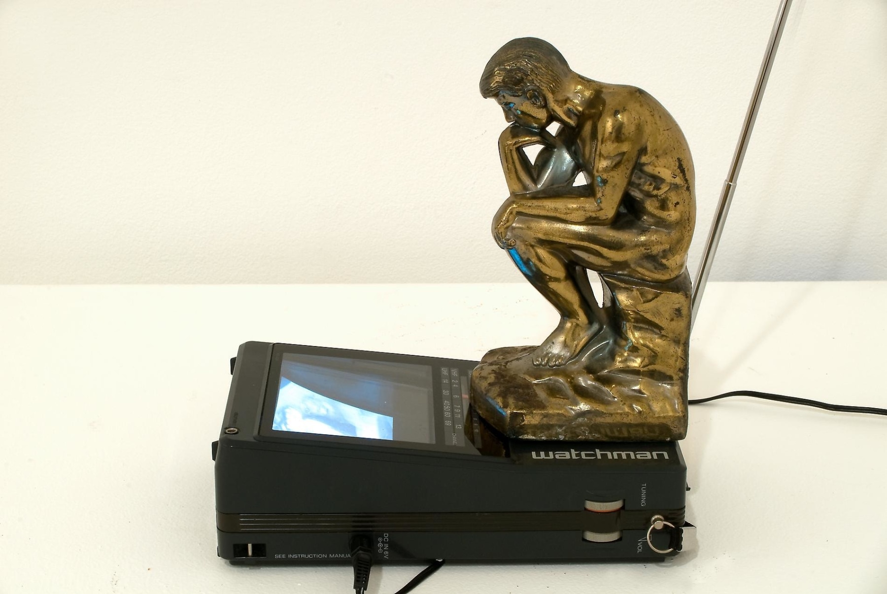 Image of NAM JUNE PAIK's TV Rodin,&nbsp;1975/1982
