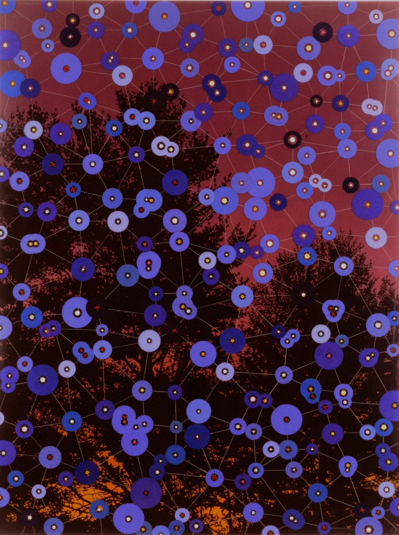 Image of FRED TOMASELLI's Blue Circles,&nbsp;1995