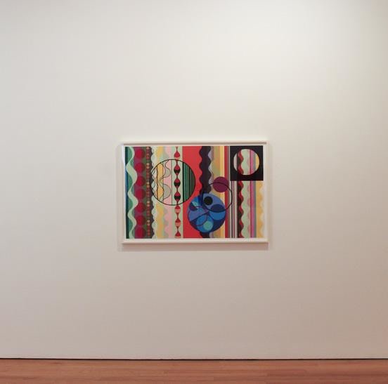 installation view of one artwork
