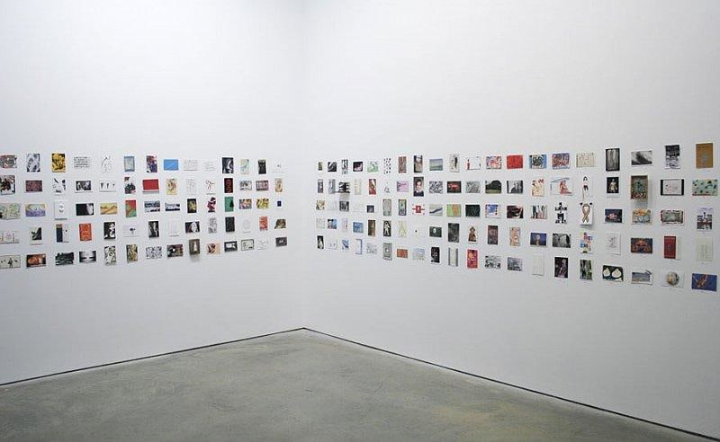 tiny artworks on the wall