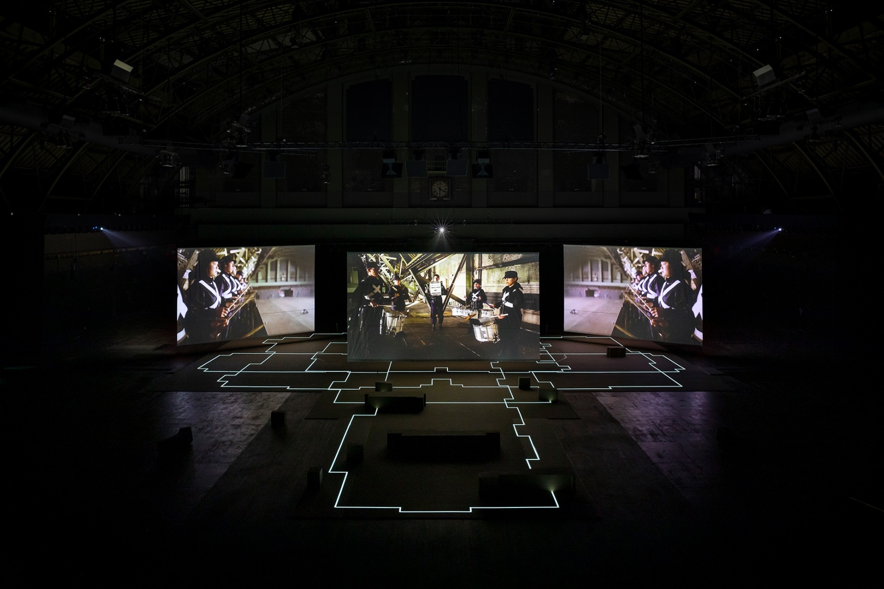 Hito Steyerl,&nbsp;Drill, June 21 - July 20, 2019,&nbsp;Park Avenue Armory, New York