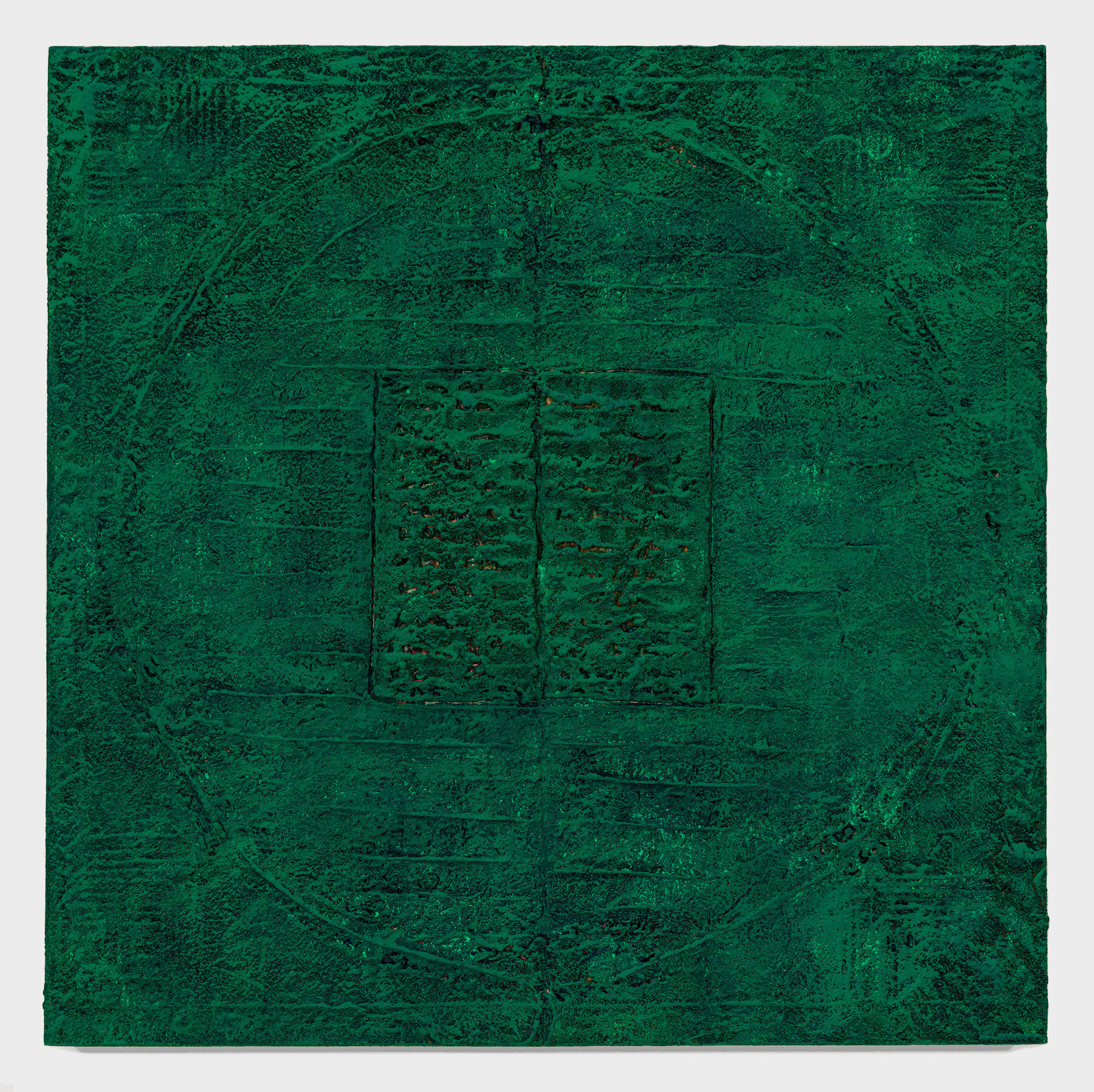 A Free Fall From Grace, 2004&nbsp;, Acrylic paint and paste on panel&nbsp;