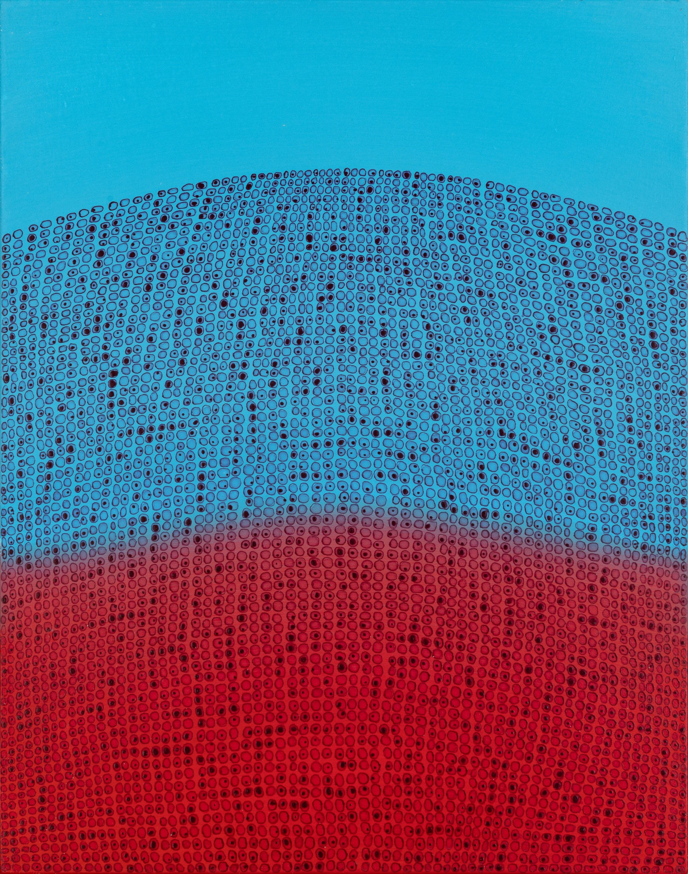 Arch Horizon Double Hill #6, 2017&nbsp;, Acrylic on canvas&nbsp;