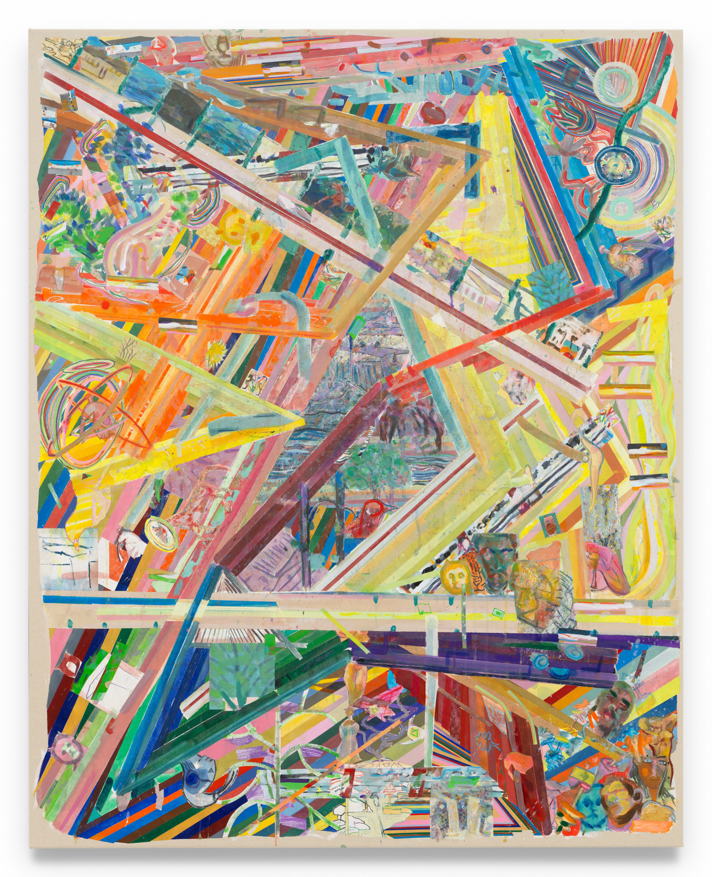 zigzag93selfie2now, 2024, Acrylic on canvas, 52 x 45 inches, 132.1 x 114.3 cm,&nbsp;MMG#37420