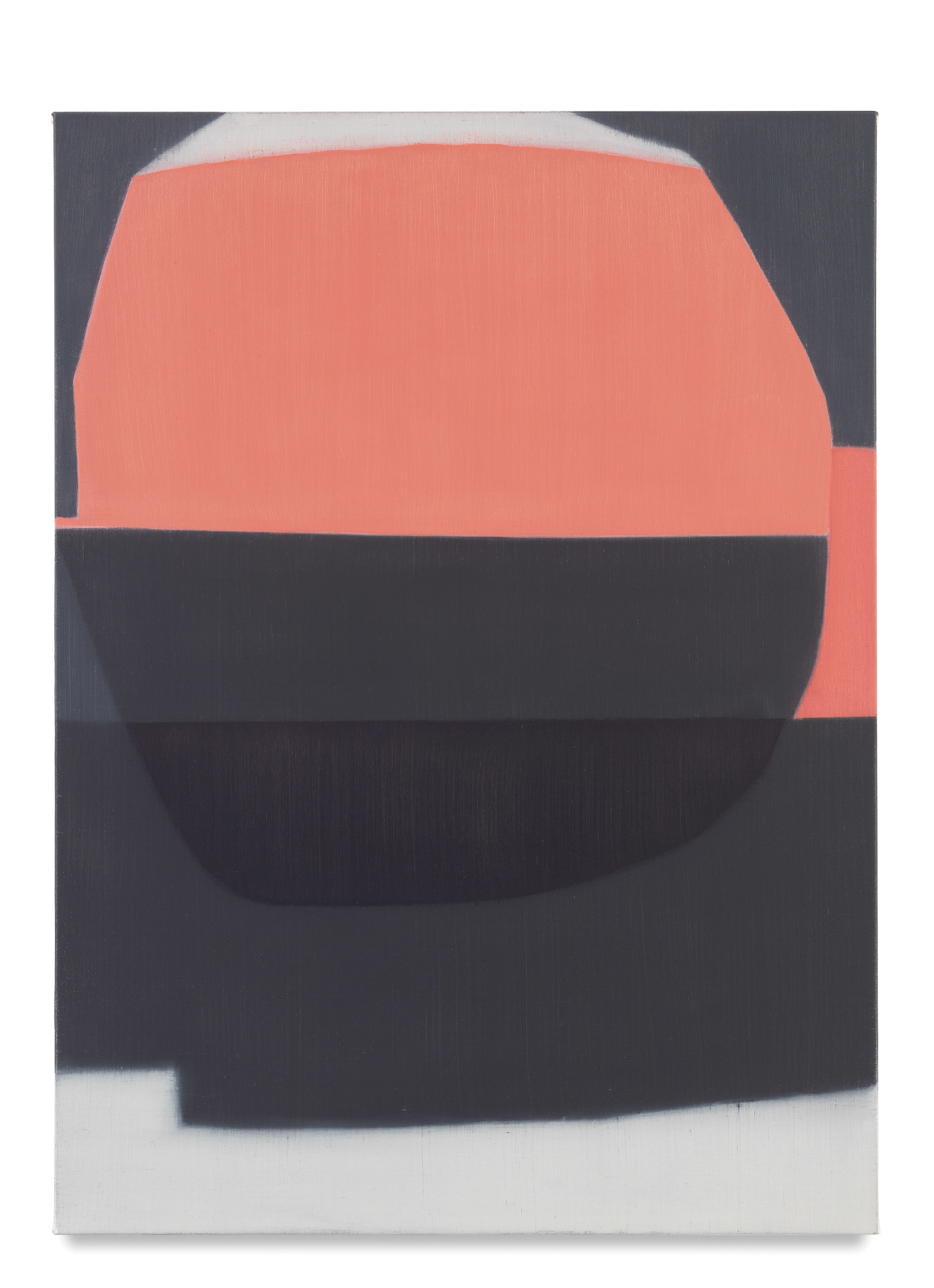 Suzanne Caporael, 714 (Sun, moon, kiss, eclipse), 2016, Oil on linen