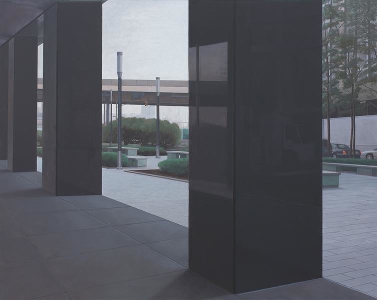 Pillars, 2012, Oil on linen, 40 x 50 inches, 101.6 x 127 cm, A/Y#21670