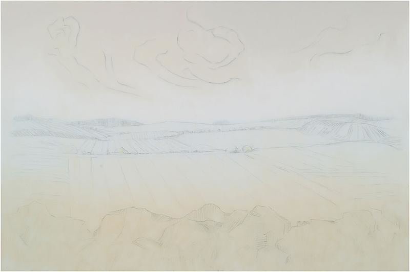 &quot;632 (Home Field, Witnessed),&quot; 2012, Oil on linen, 60 x 90 inches, 152.4 x 228.6 cm, A/Y#20584