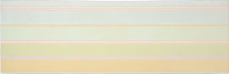 Kenneth Noland, VIa Fill, 1968, Acrylic on canvas, 37 x 120 inches, 99.1 x 309.9 cm, A/Y#21642