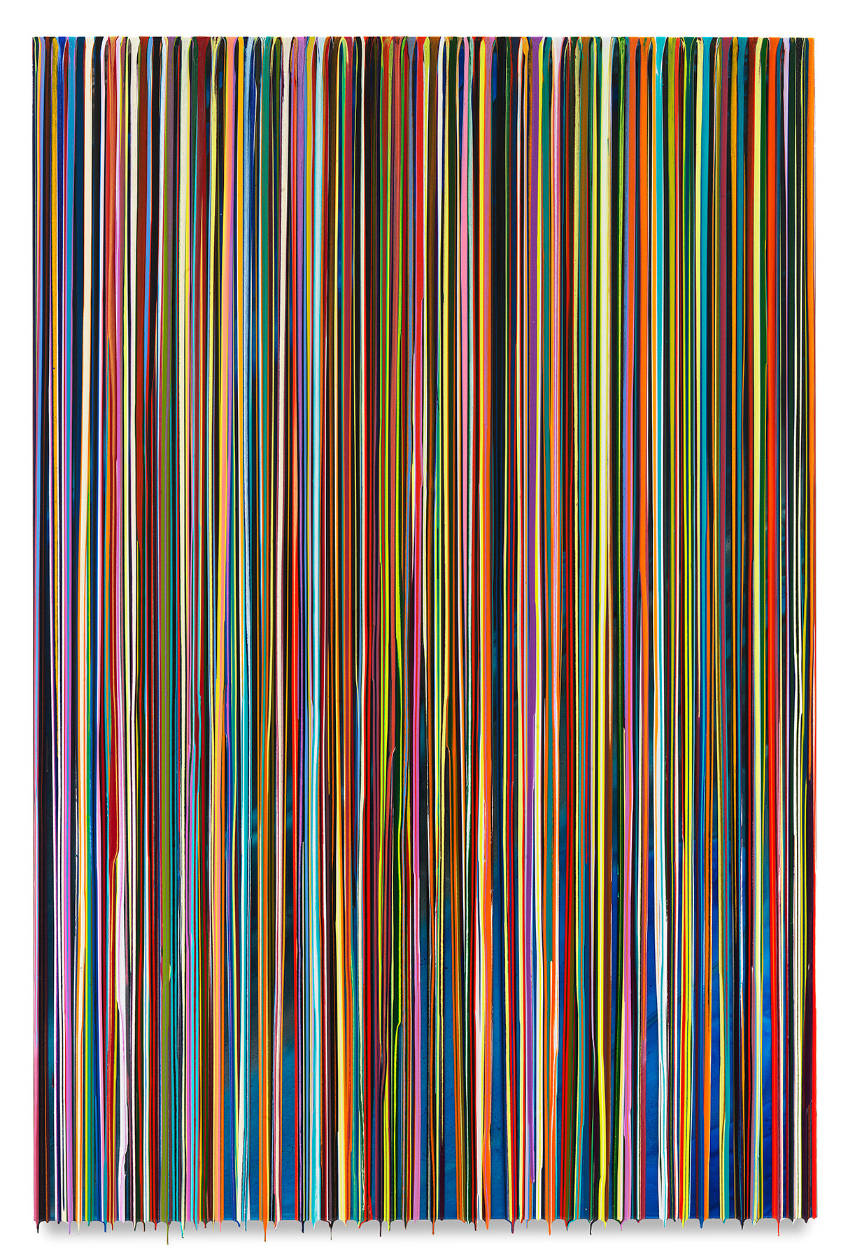 DIETAUBEAUFDEMDACH, 2016, Epoxy resin and pigments on wood, 90 x 60 inches, 228.6 x 152.4 cm, AMY#28454