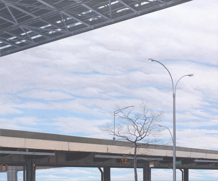 Overpass, 2011, Oil on linen, 30 x 36 inches, 76.2 x 91.4 cm, A/Y#21669