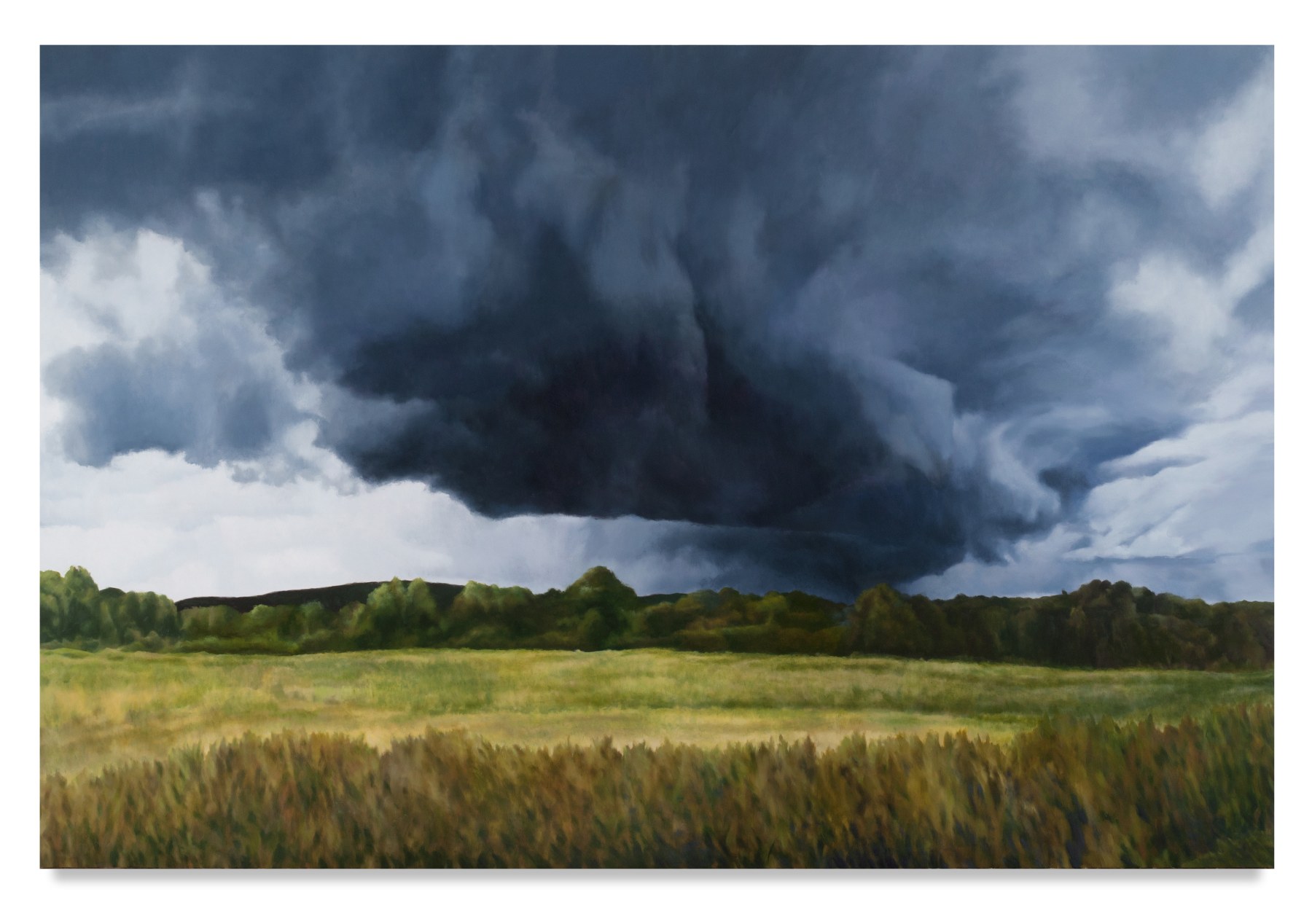 Cloud Bringing Night, 2015, Oil on linen,72 x 108 inches,182.9 x 274.3 cm, MMG#30406